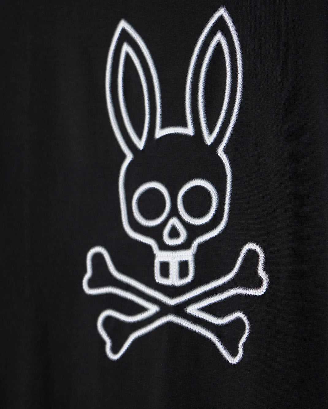 Tees Psycho Bunny Sheldon Graphic Tee Noir Homme | IGR-42274569